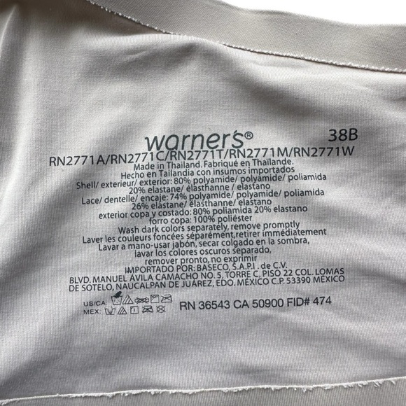 Warners® Cloud 9® Super Soft Wireless Lift Comfort Bra RN2771A, 38B - Picture 7 of 9